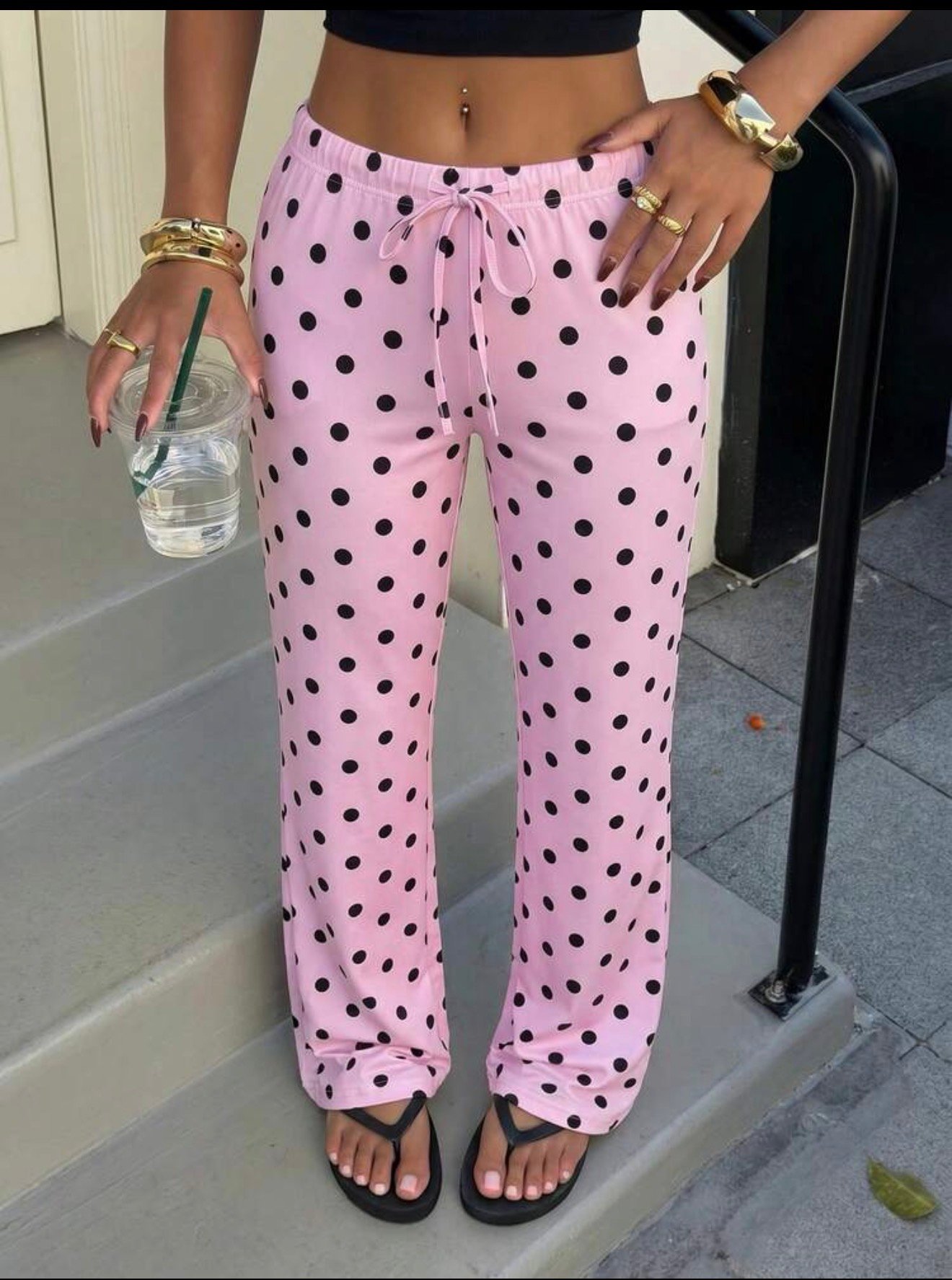 Pantalones estampado de lunares - Imagen 2