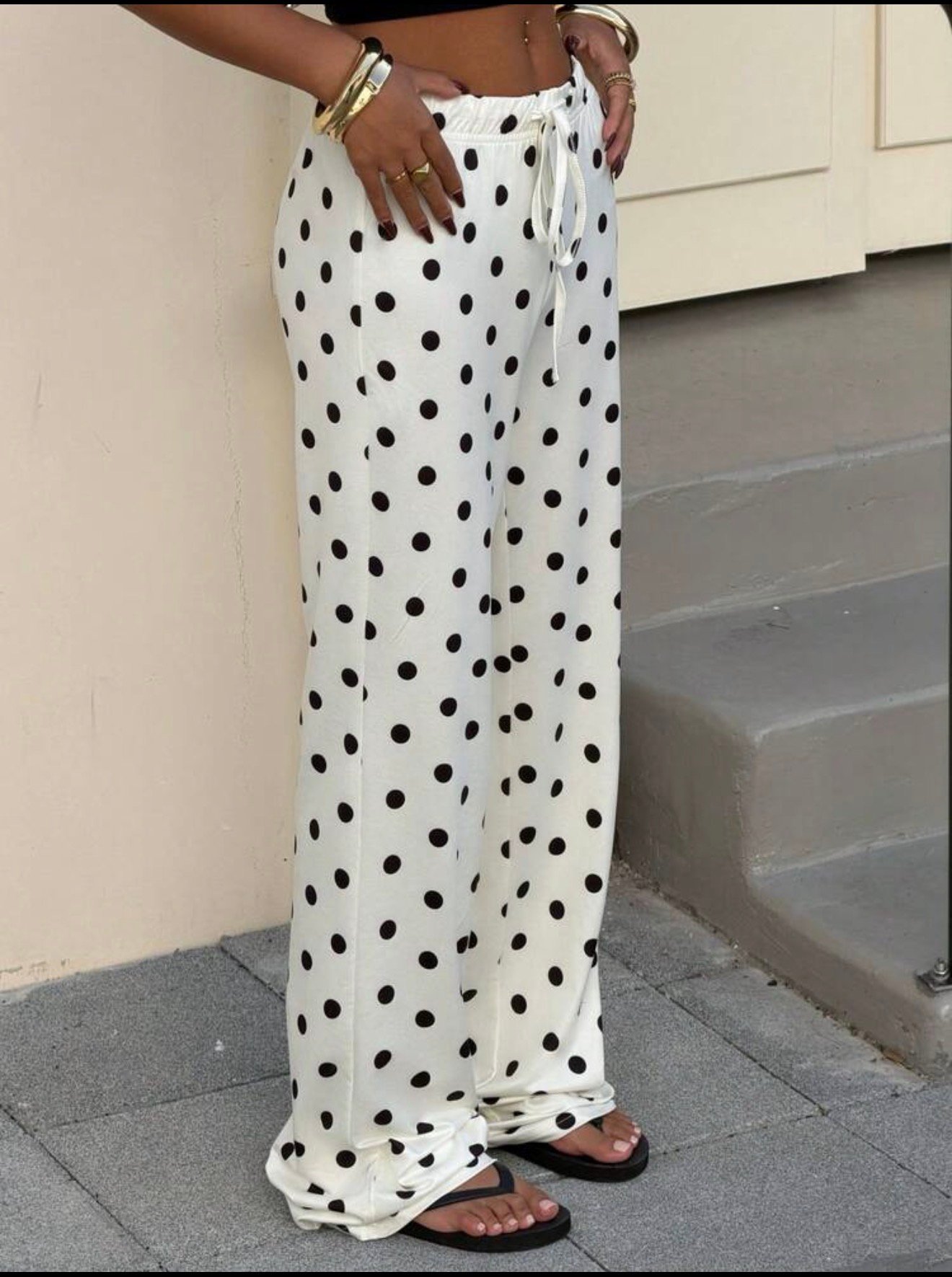Pantalones estampado de lunares - Imagen 5