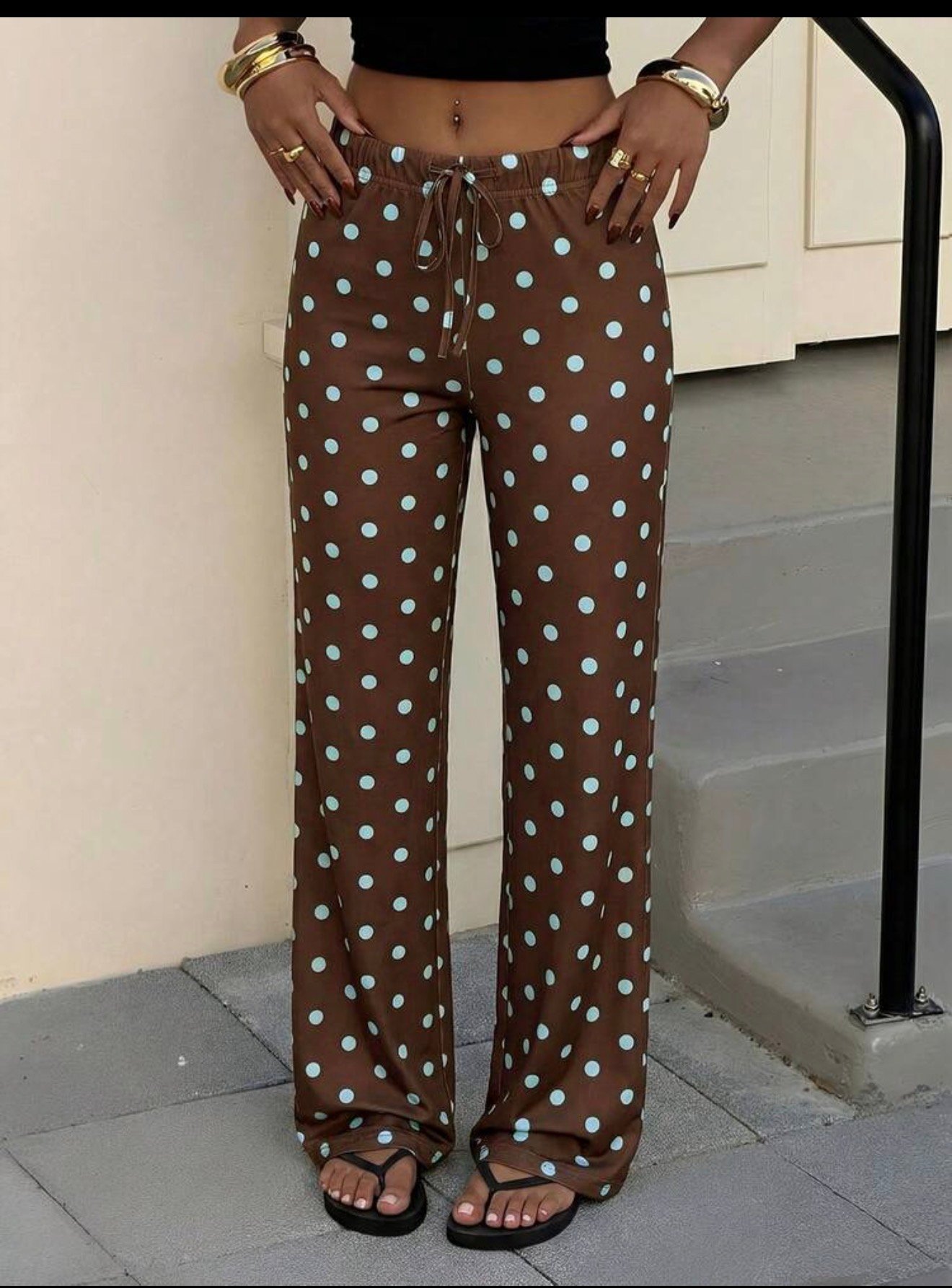 Pantalones estampado de lunares - Imagen 9