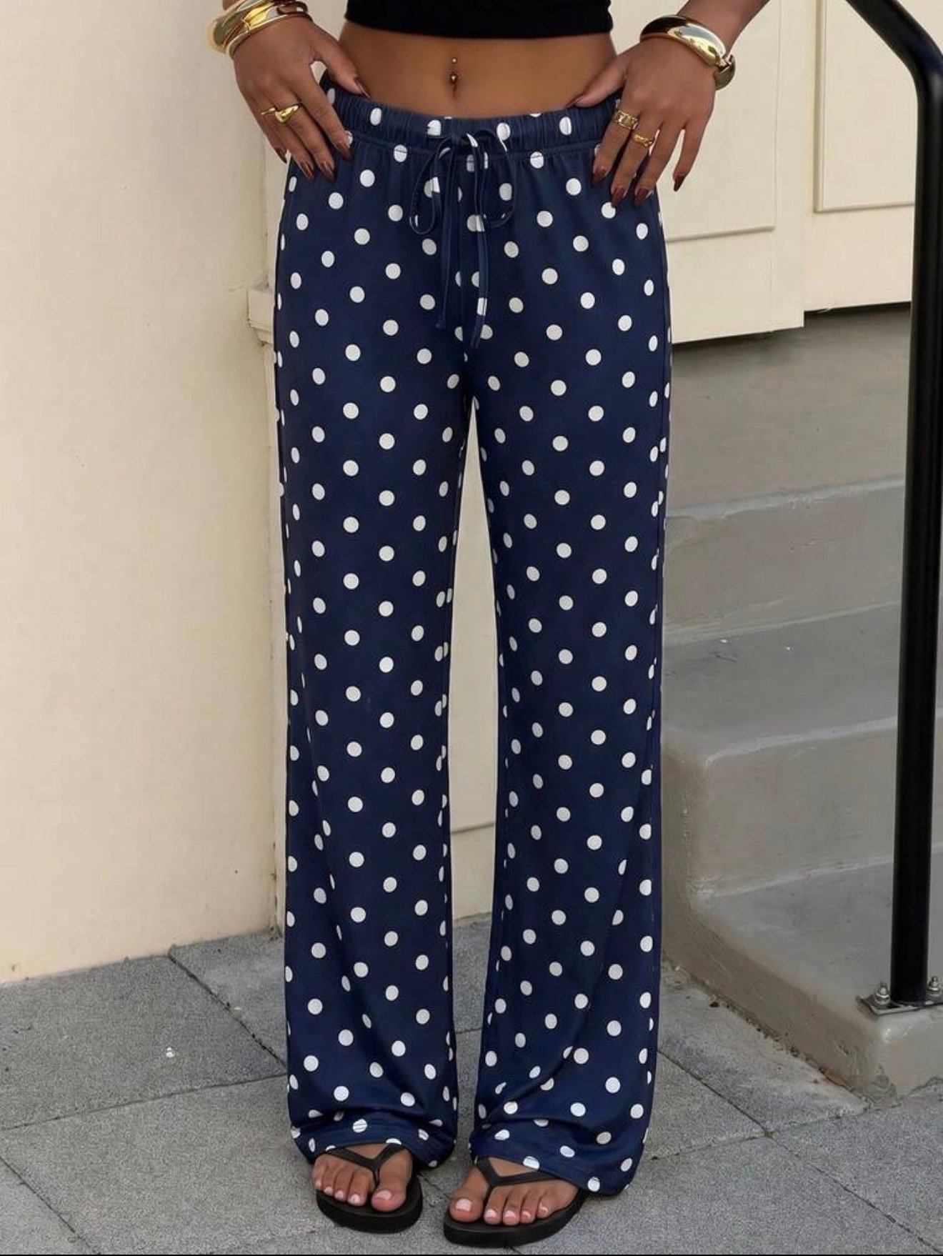 Pantalones estampado de lunares - Imagen 6