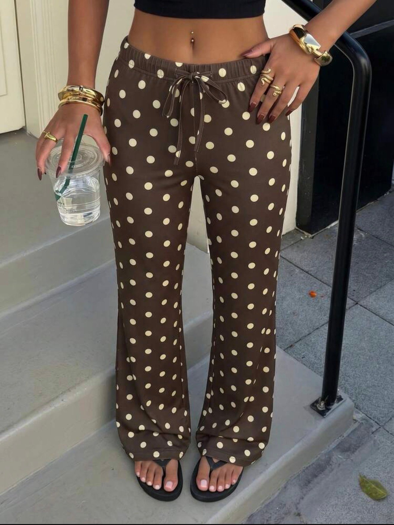 Pantalones estampado de lunares - Imagen 8