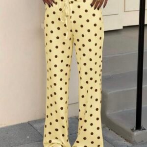 Pantalones estampado de lunares