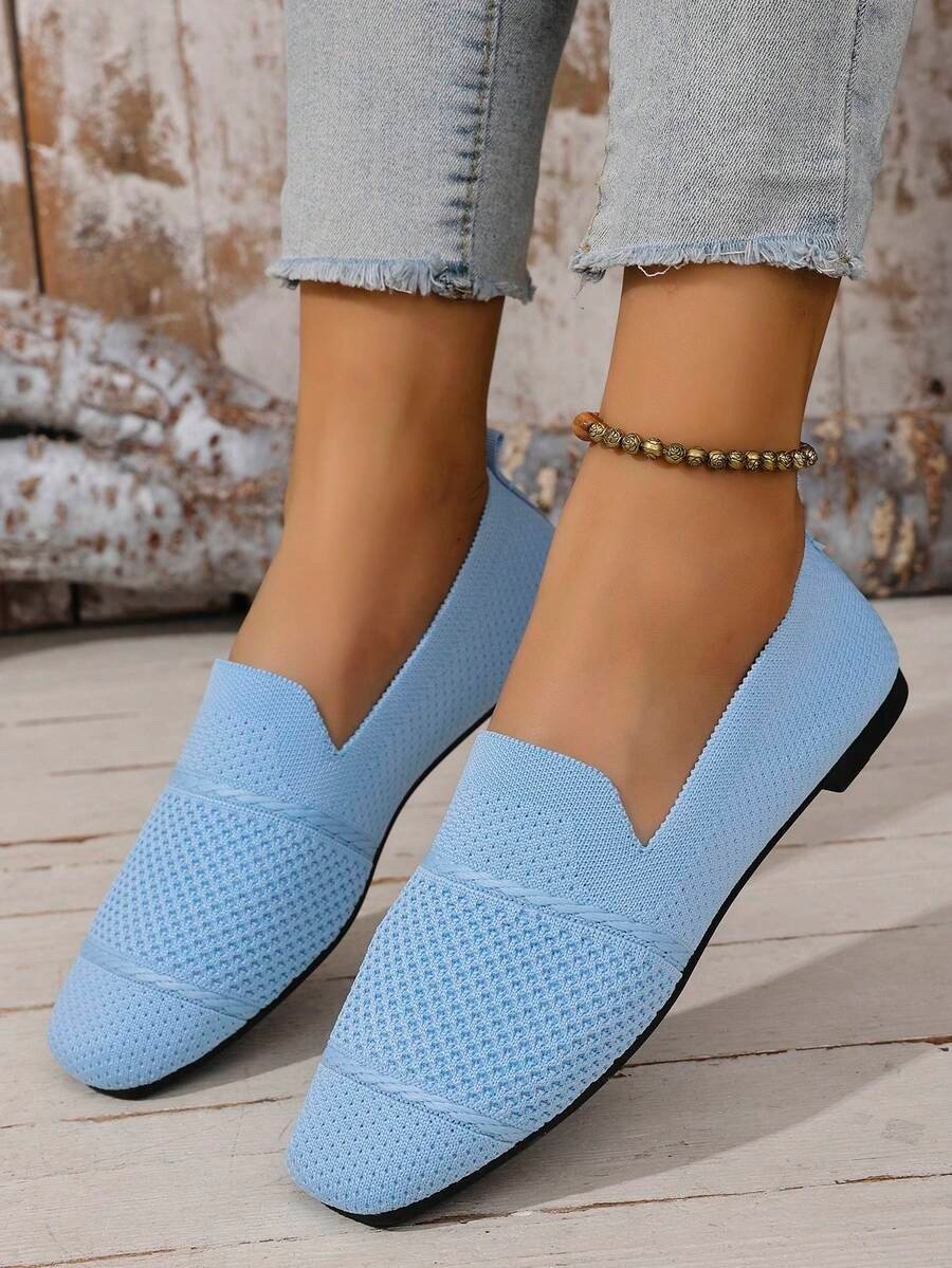 Mocasines de punto
