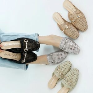 Mules con diamantes