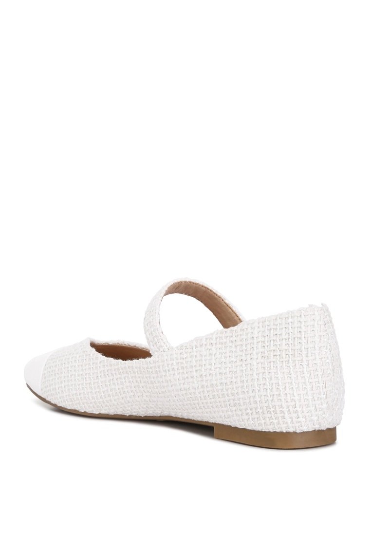 Zapatos puntera charol blanco - Imagen 4