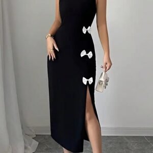 Vestido con lazo