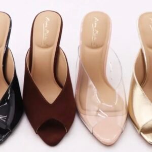 Sandalias de tacón 'slide'