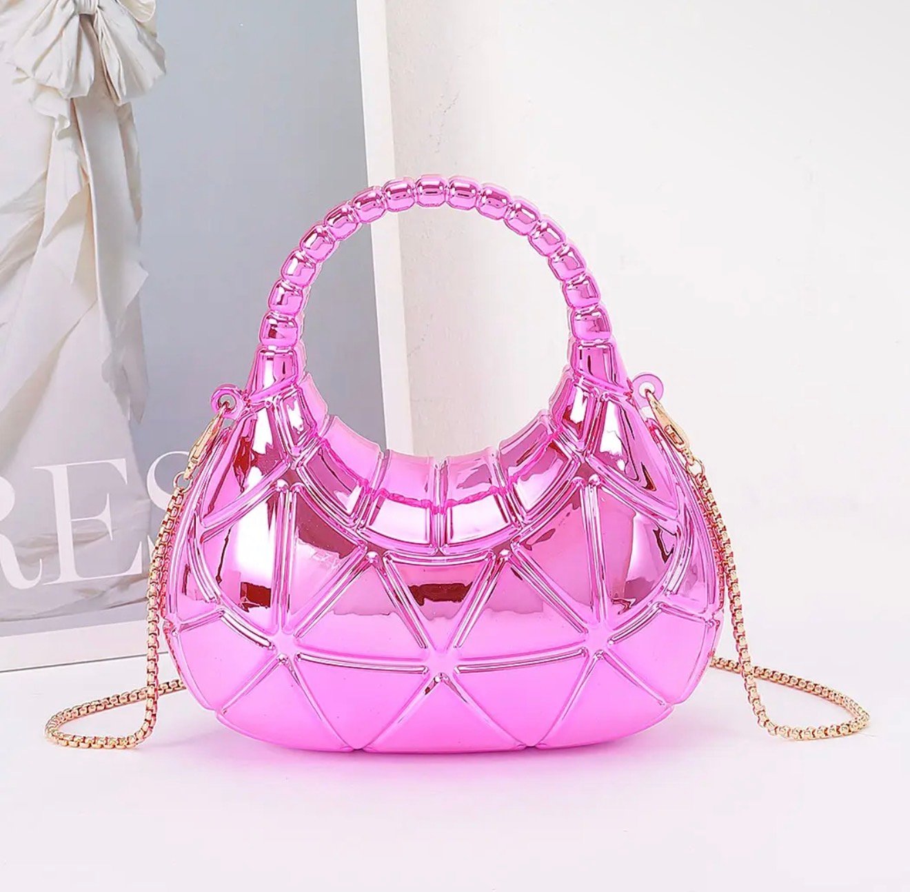 Mini clutch de acrílico