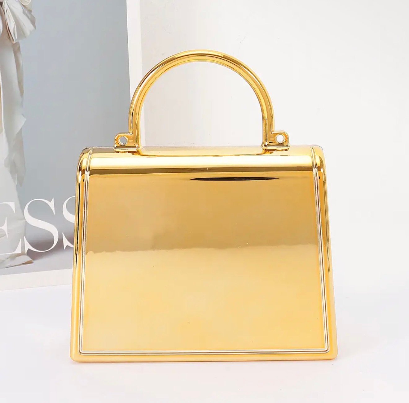 Mini bolso acrílico metálico - Imagen 4