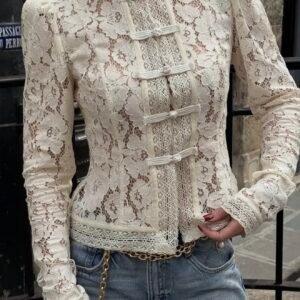 Blusa de encaje