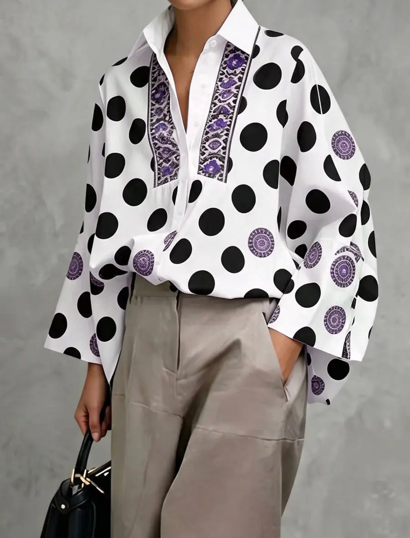 Blusa de lunares