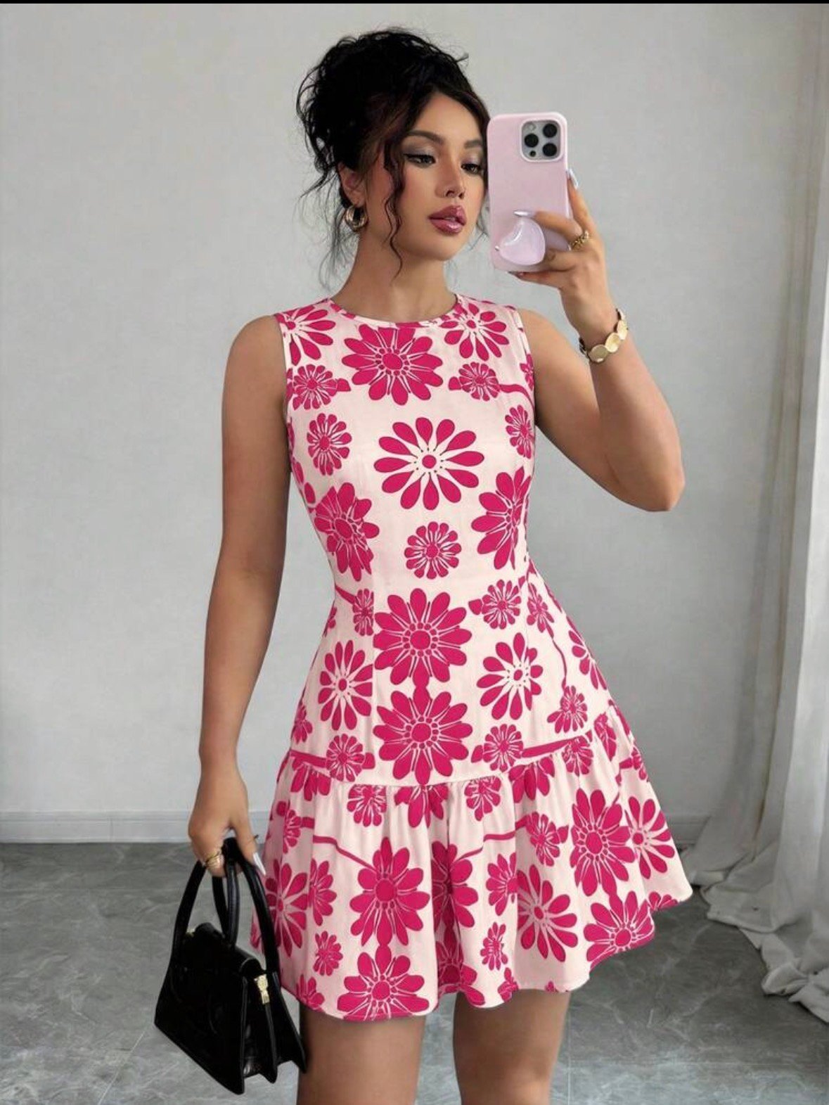 Vestido boho con estampado floral - Imagen 8