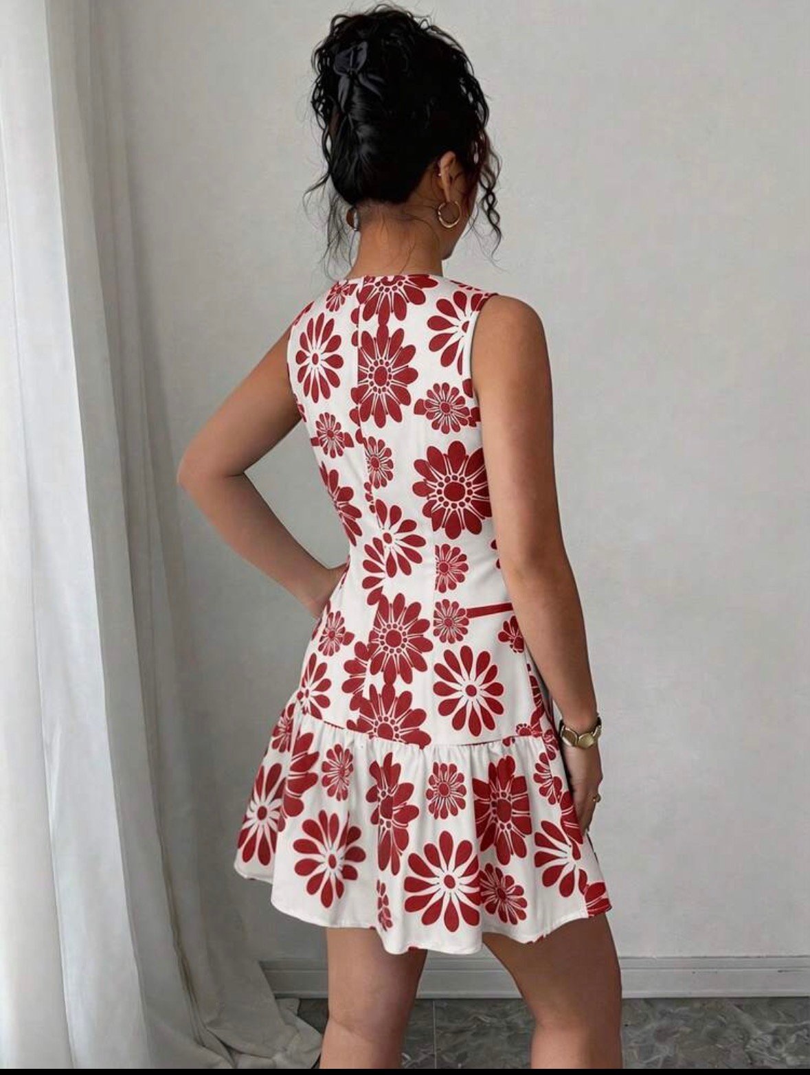 Vestido boho con estampado floral - Imagen 2