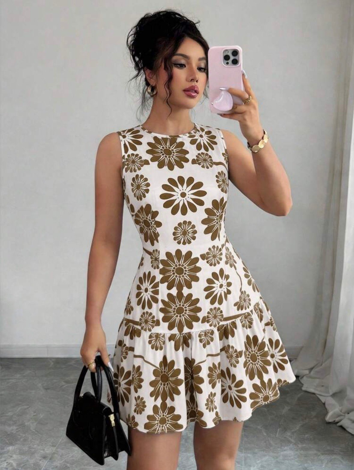 Vestido boho con estampado floral - Imagen 7