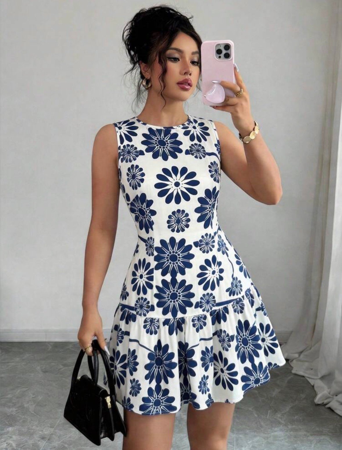 Vestido boho con estampado floral - Imagen 6