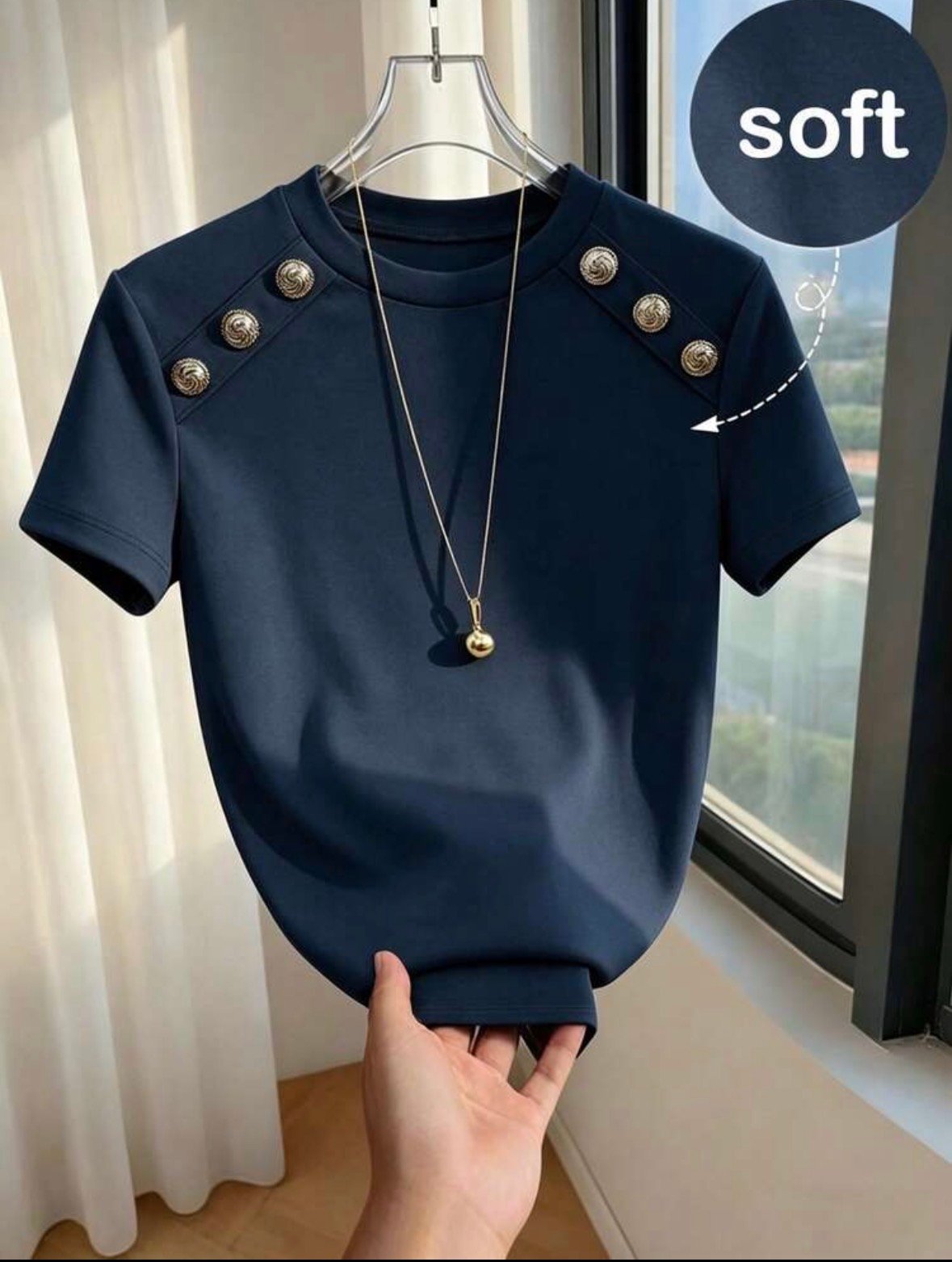 Camiseta ajustada de mujer