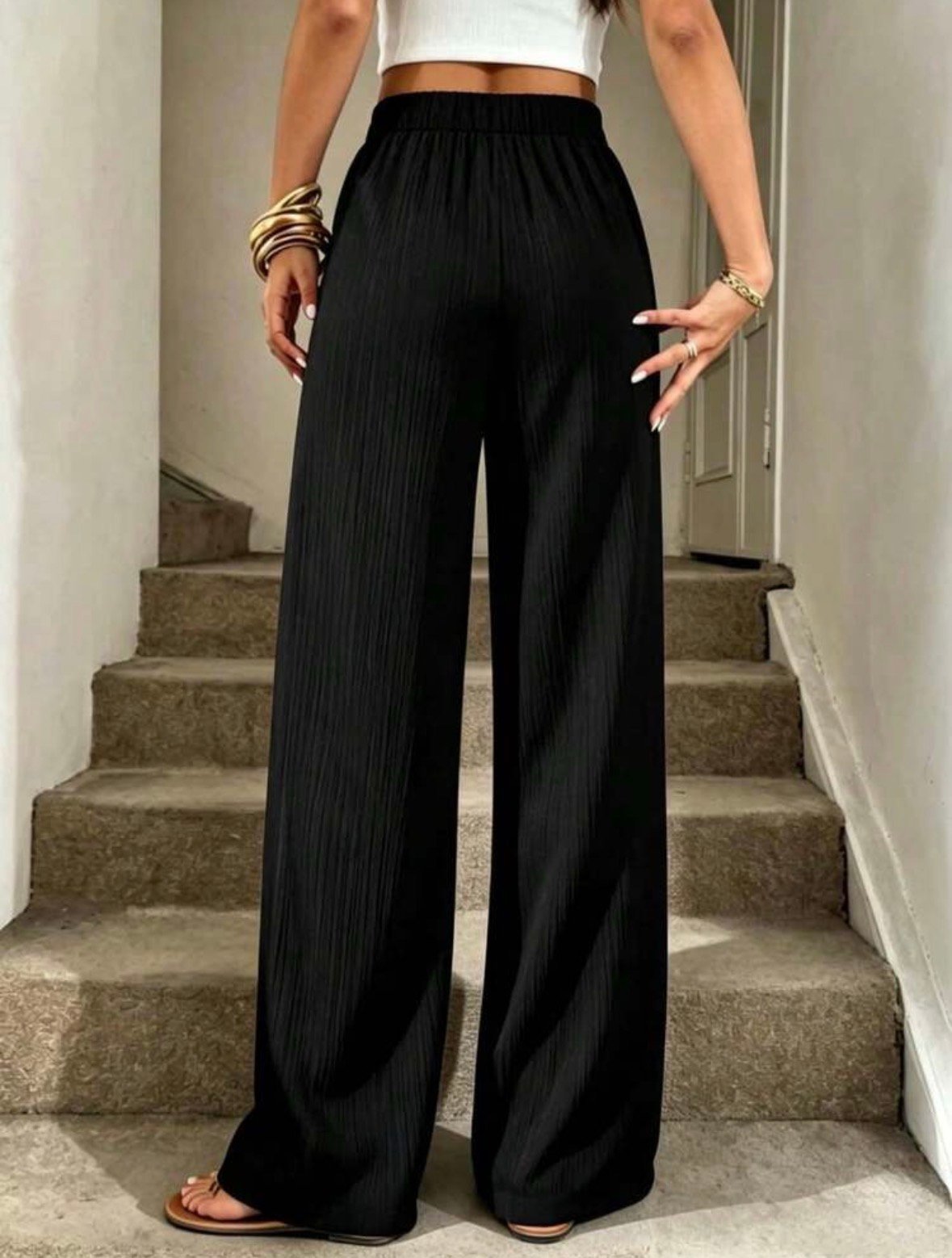 Pantalones de pierna ancha - Imagen 5
