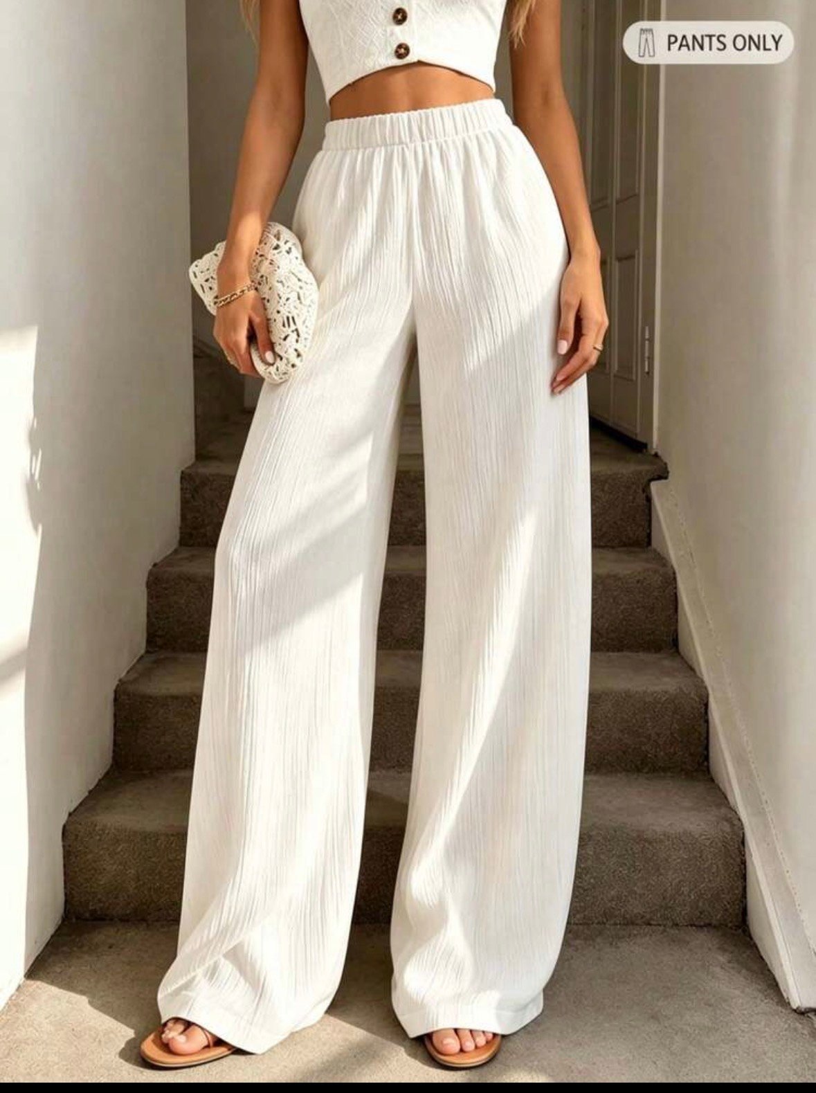 Pantalones de pierna ancha