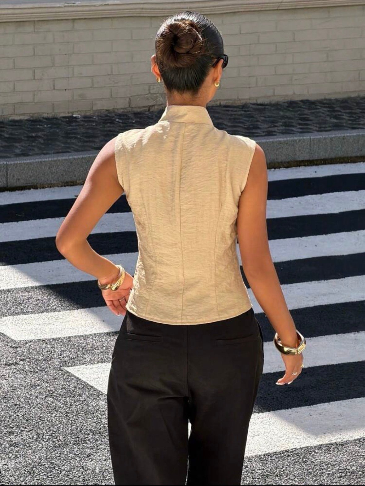 Chaqueta casual unicolor - Imagen 2