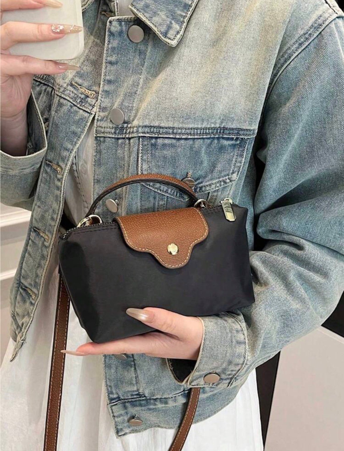 Bolso cruzado nylon
