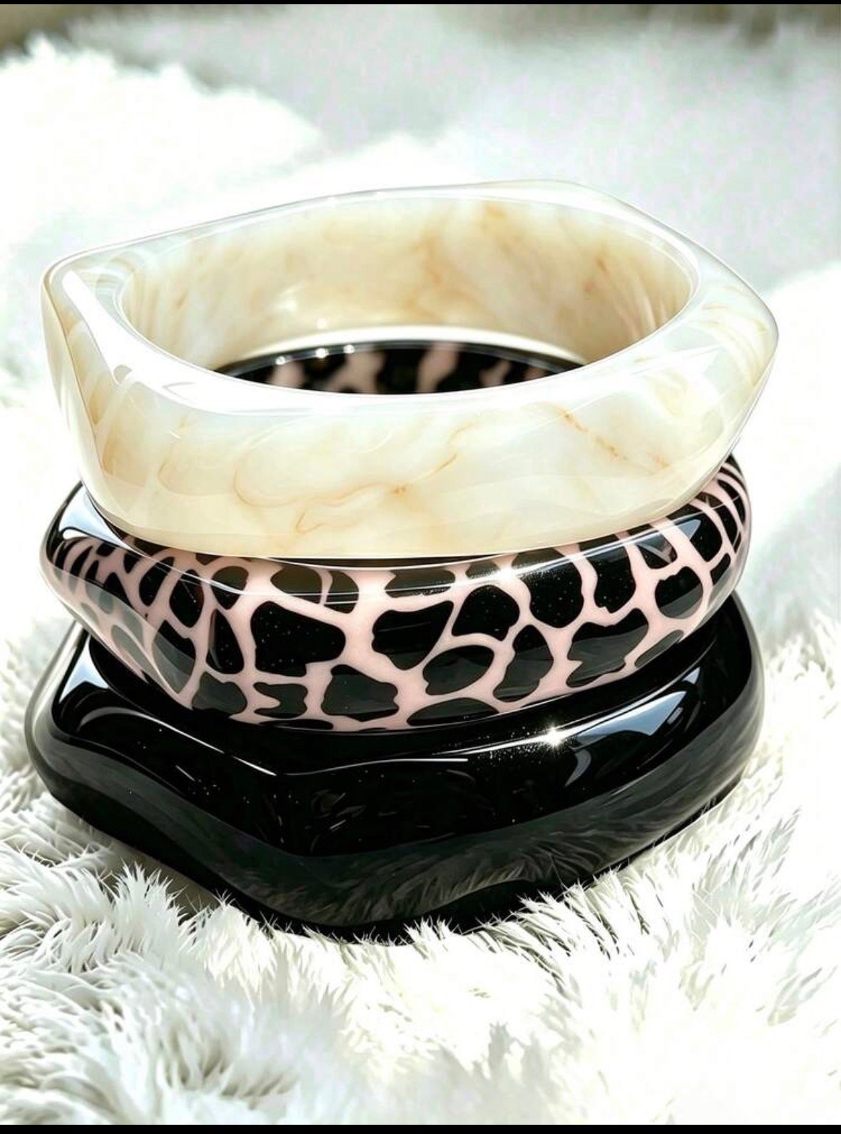 Set pulseras Acrilicas