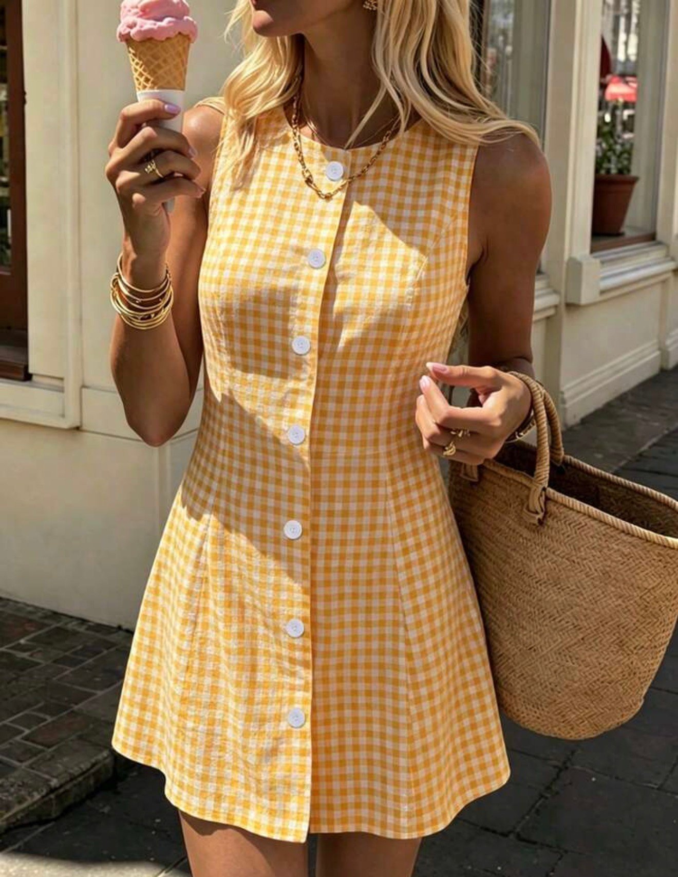 Vestido midi casual