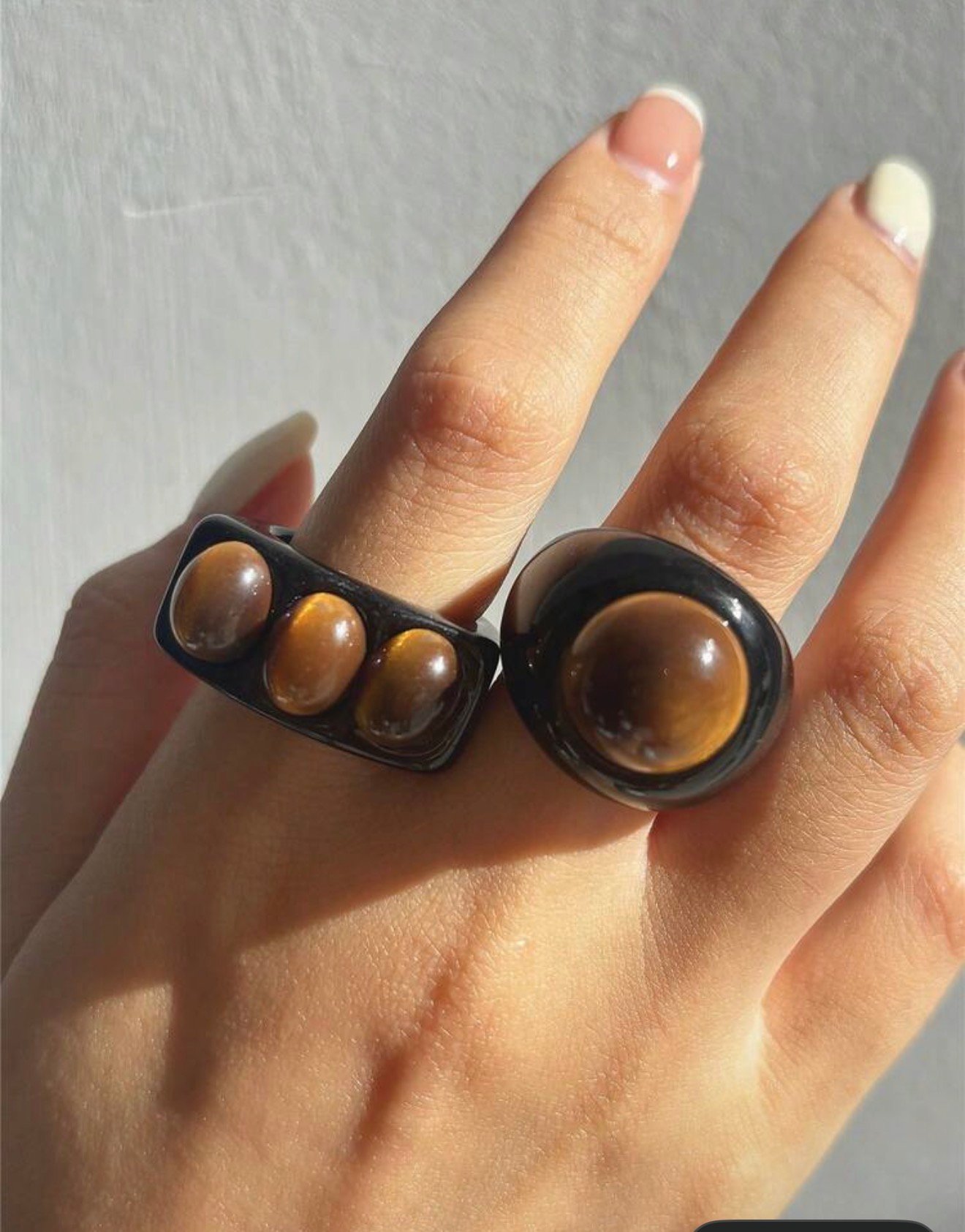 2 piezas Anillos vintage