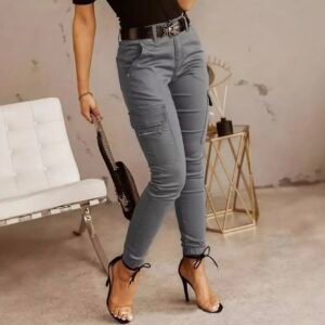 Pantalones cargo pitillo