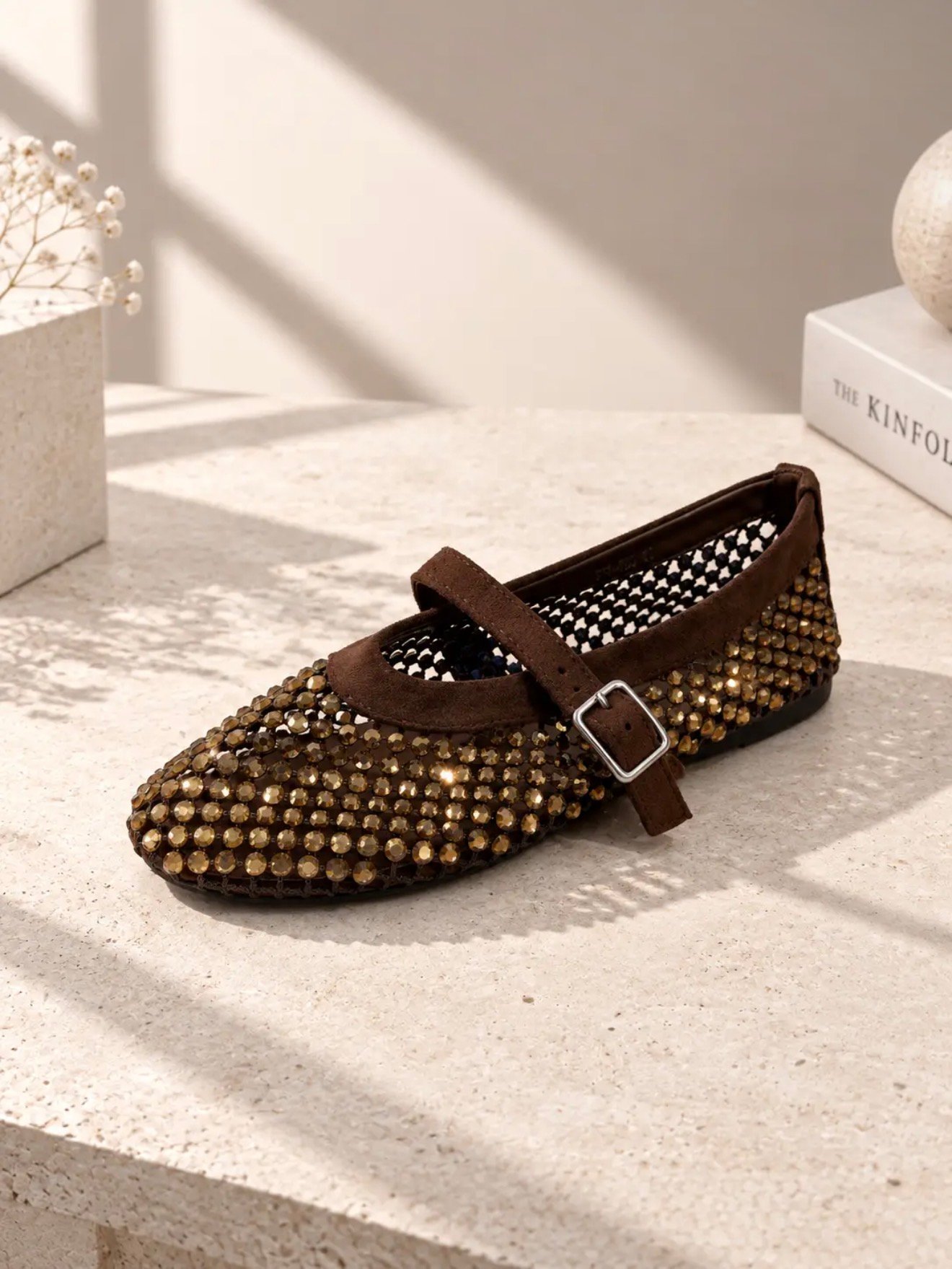 Bailarinas Mary Jane con strass - Imagen 3