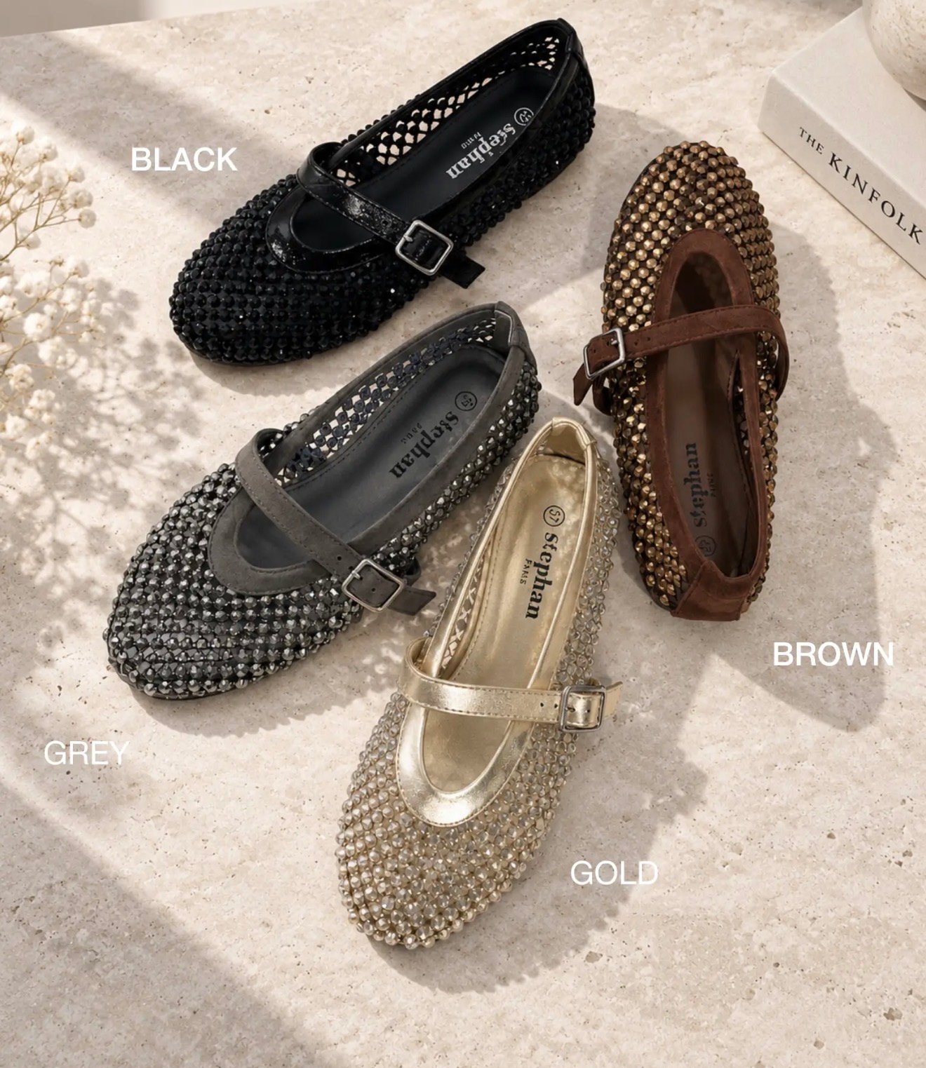 Bailarinas Mary Jane con strass - Imagen 5