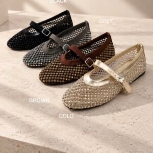 Bailarinas Mary Jane con strass