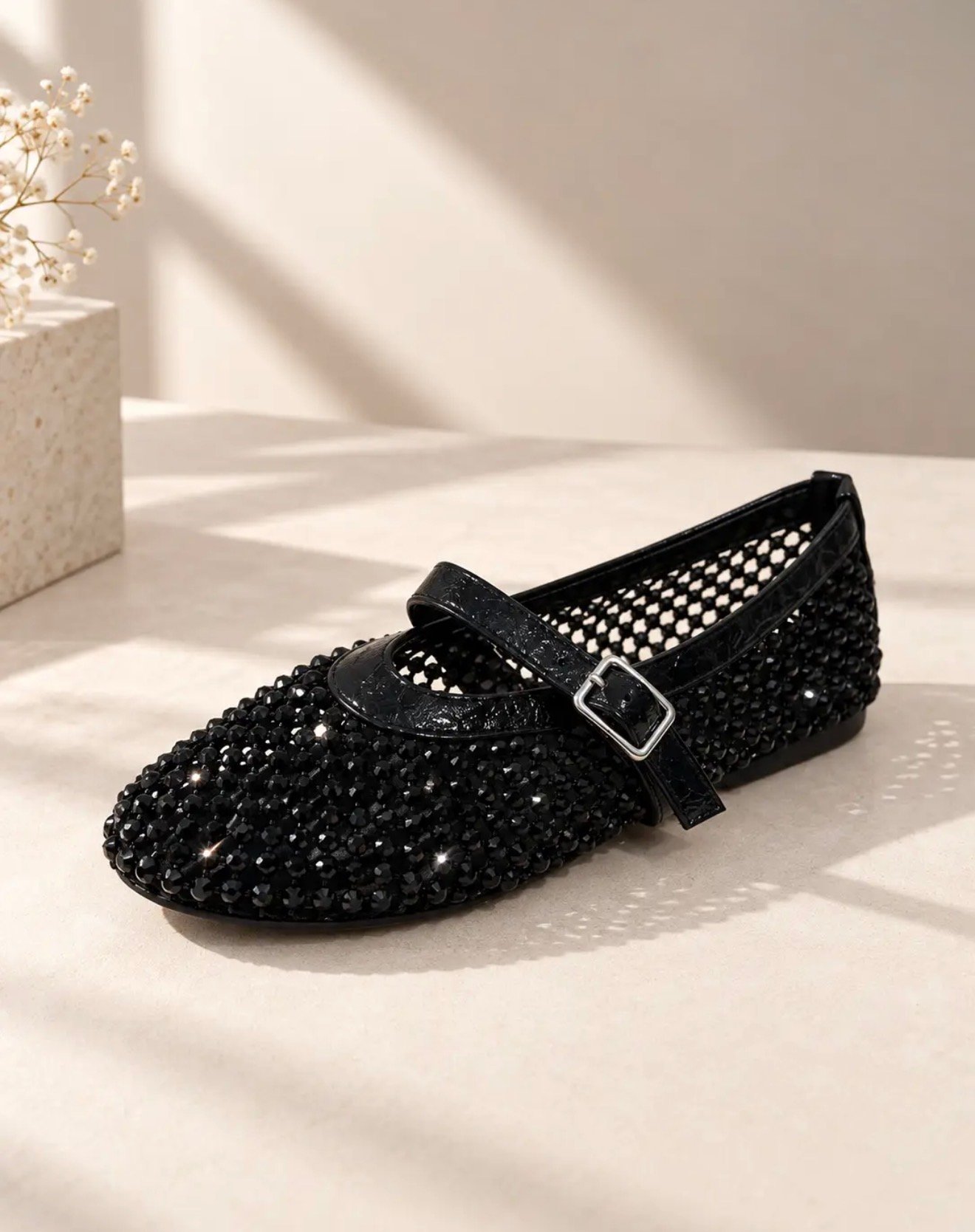 Bailarinas Mary Jane con strass - Imagen 6