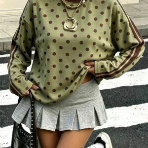Camiseta estampado lunares