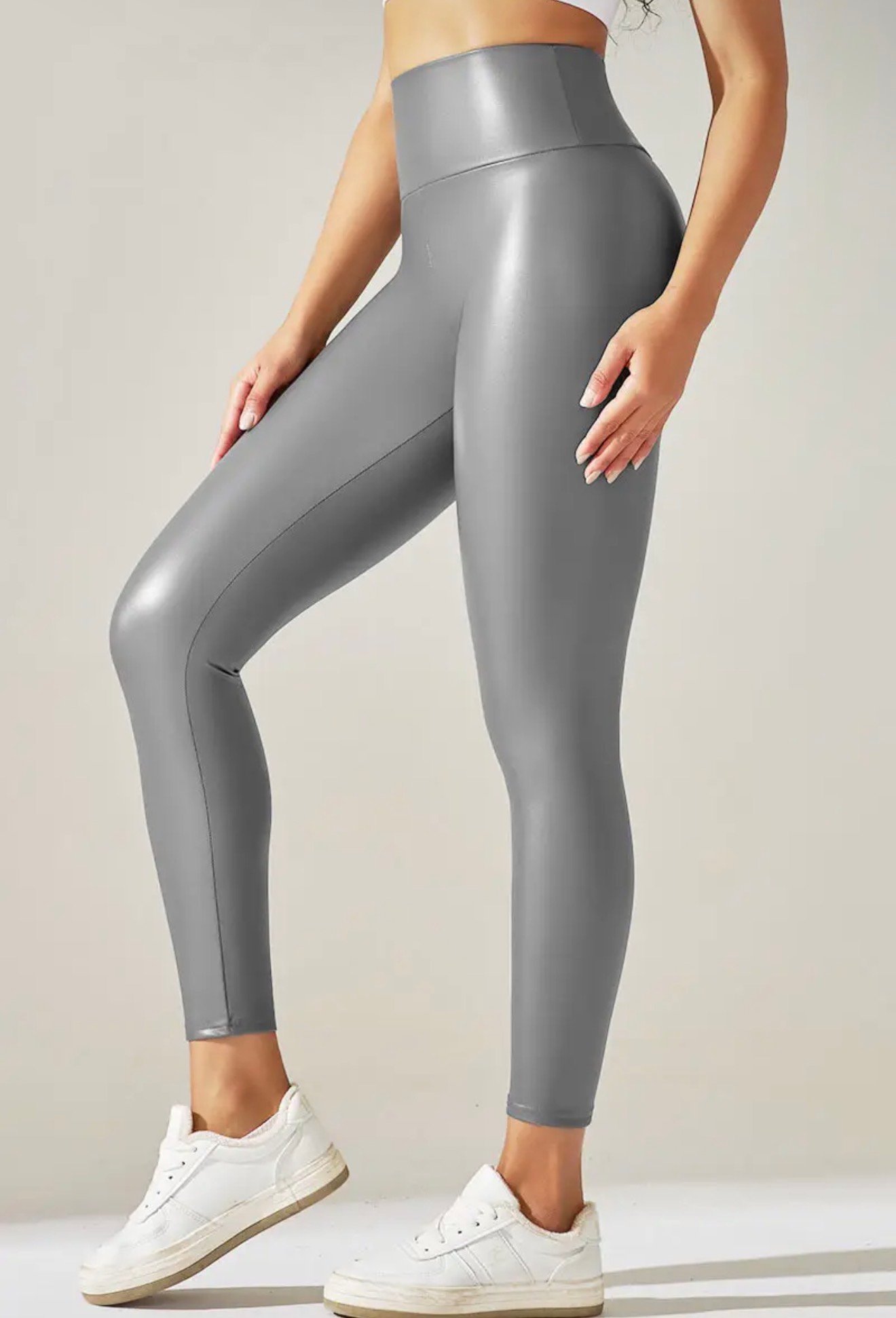 6 Pzas Leggings cuero sintético - Imagen 8