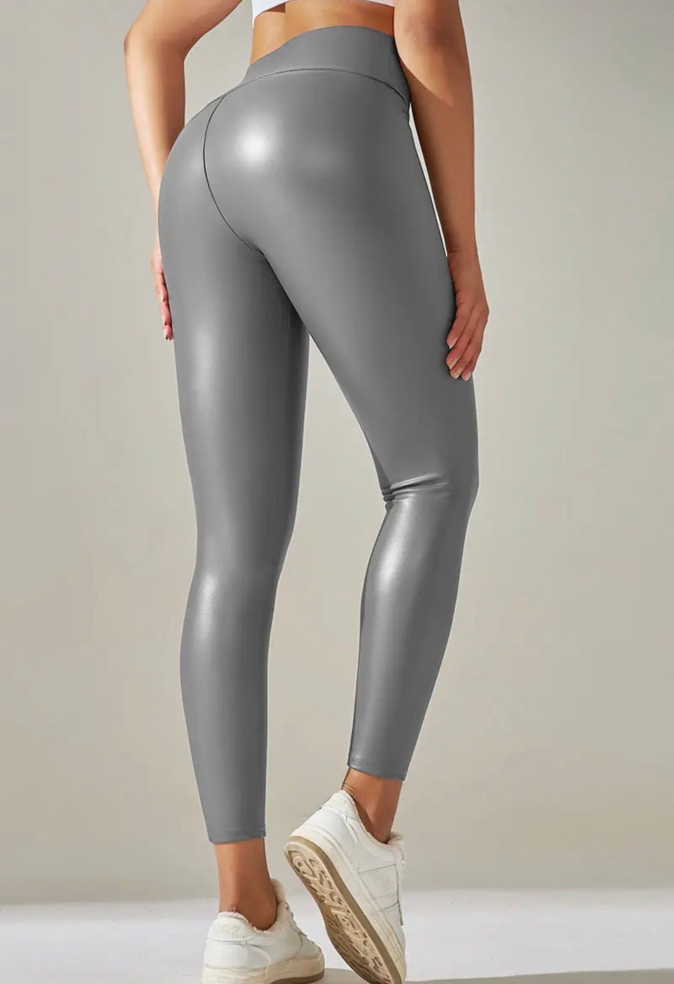6 Pzas Leggings cuero sintético - Imagen 10