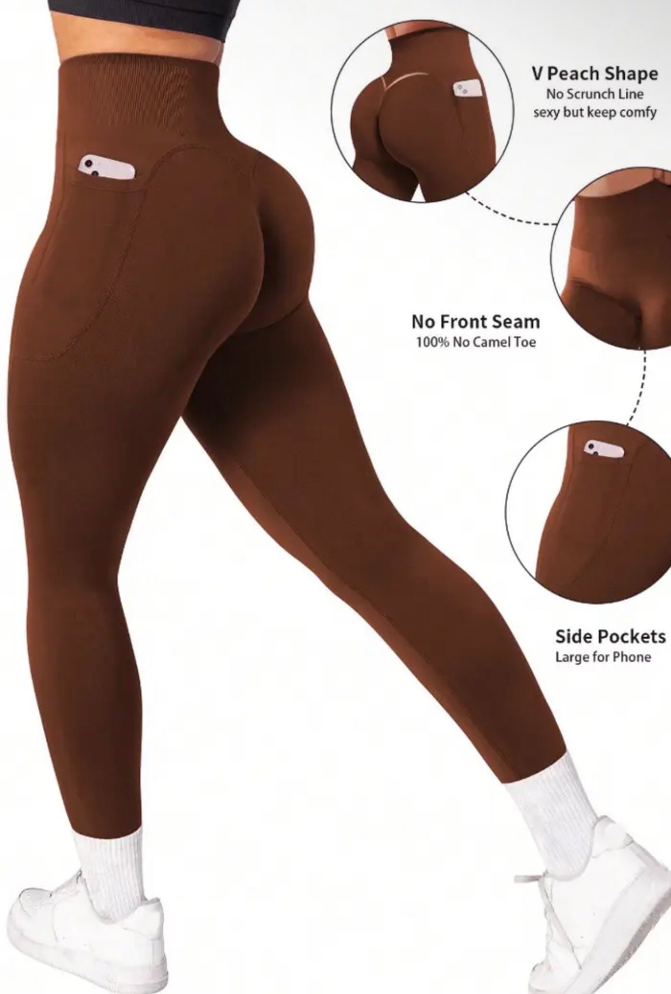 6 Pzas Leggings de yoga - Imagen 3