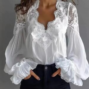 Blusa dencaje bordado