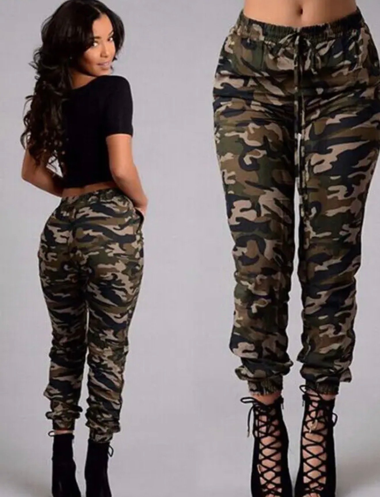 Pantalones jogger Camuflaje