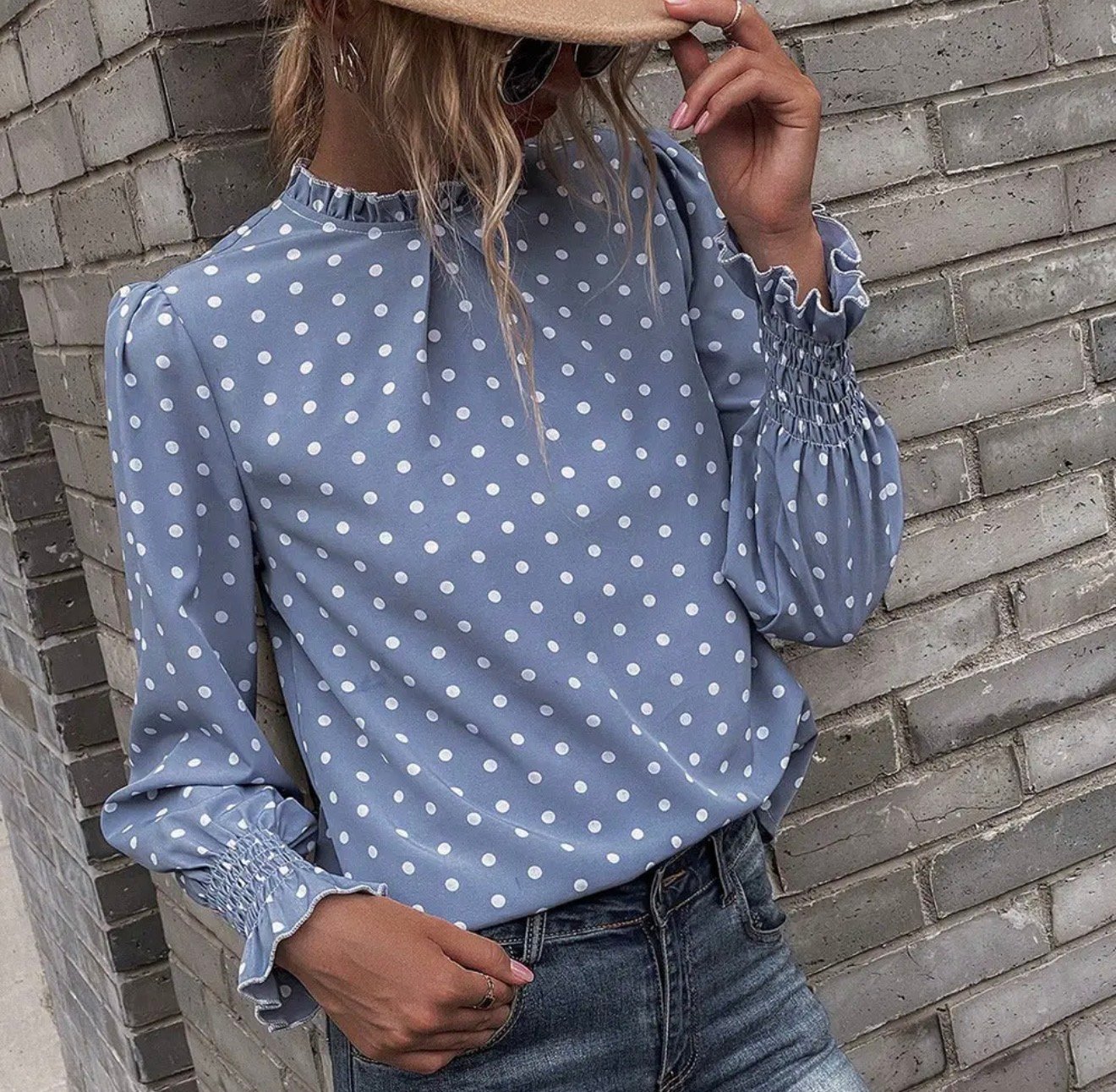 Blusa de lunares