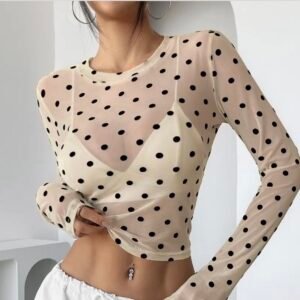 Top malla transparente