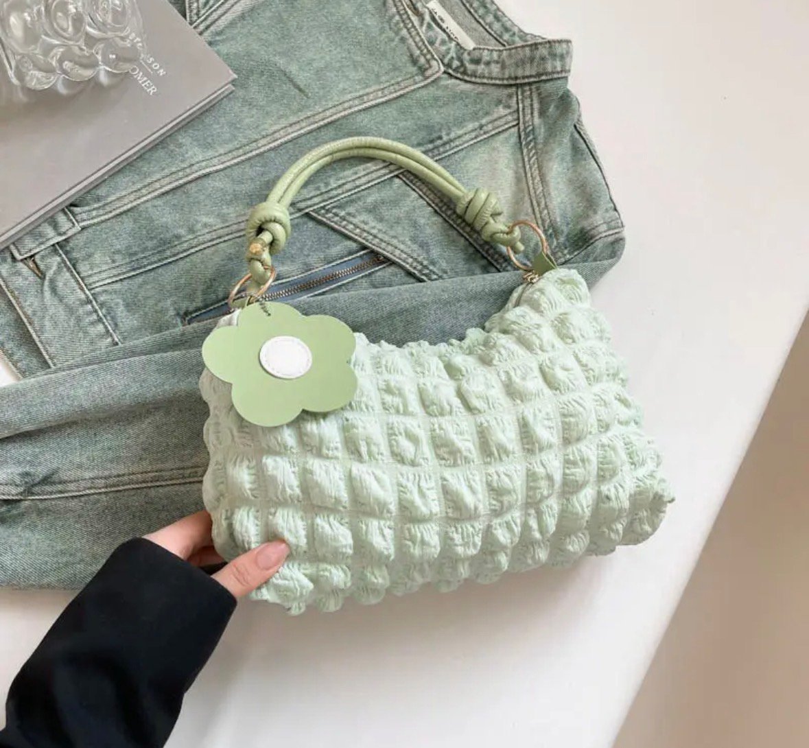 Bolso tote floral - Imagen 3