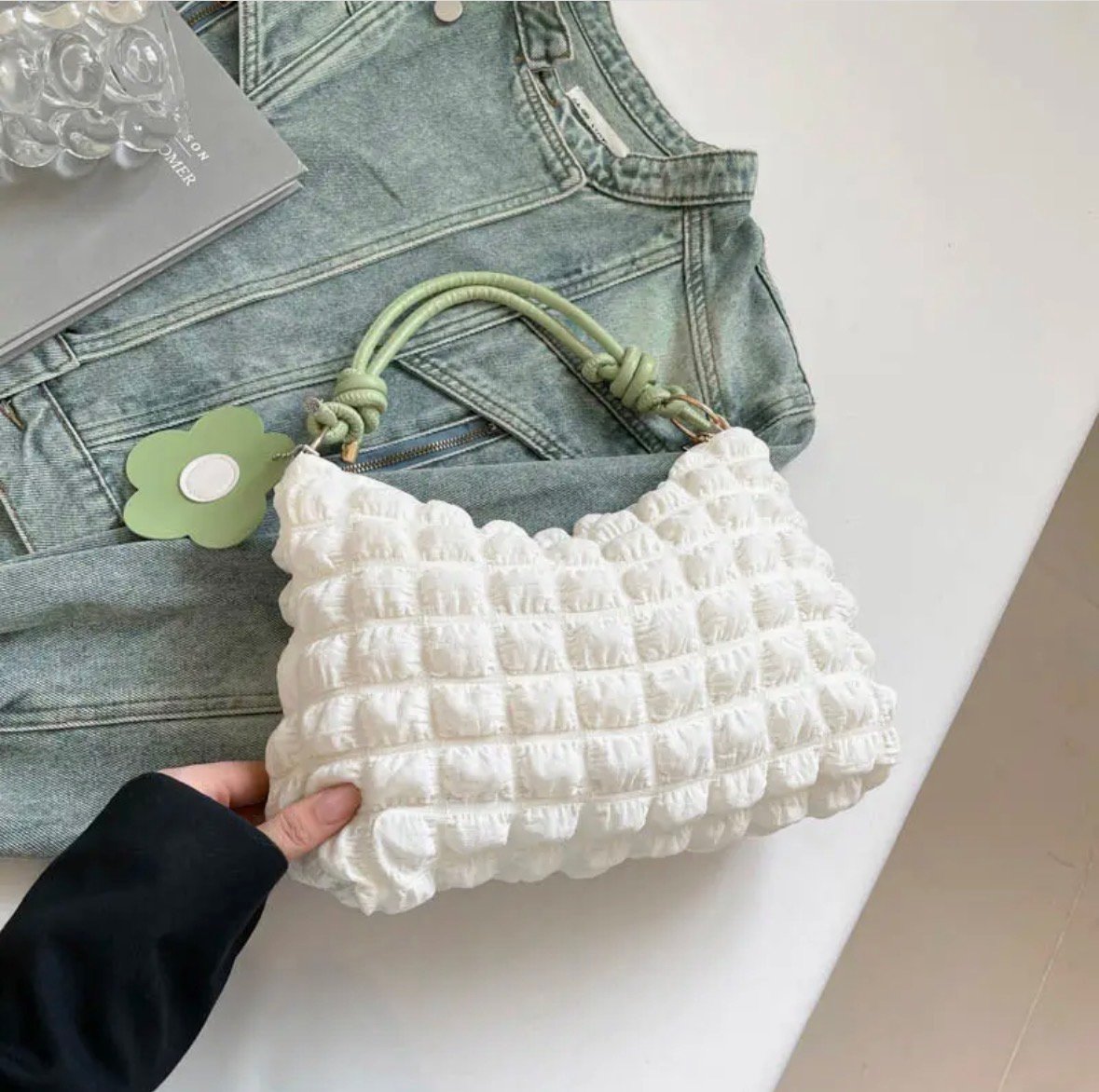 Bolso tote floral - Imagen 5