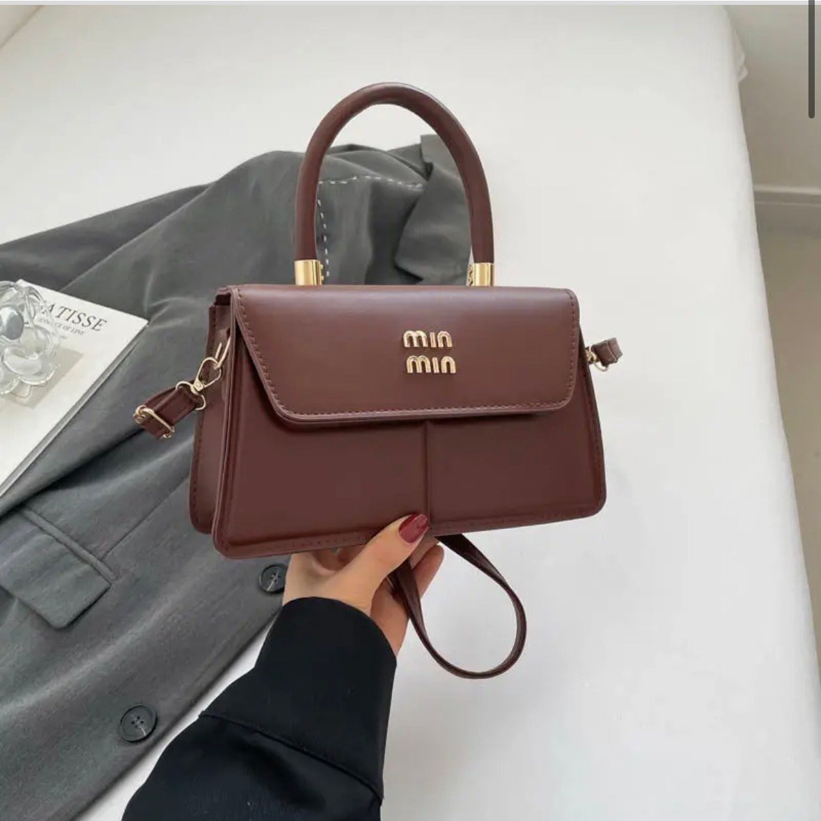 Bolso bandolera minimalista