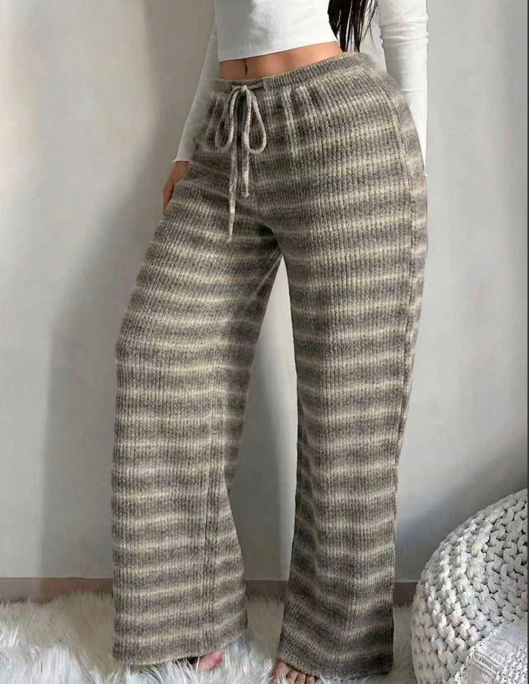 Pantalon anchos de punto - Imagen 3