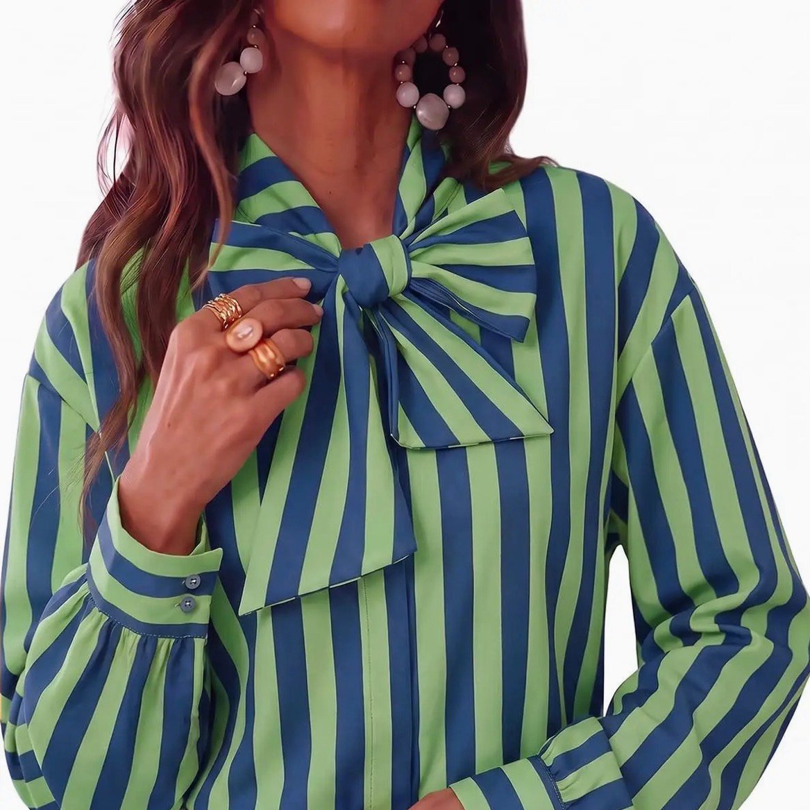 Blusa de rayas - Imagen 7