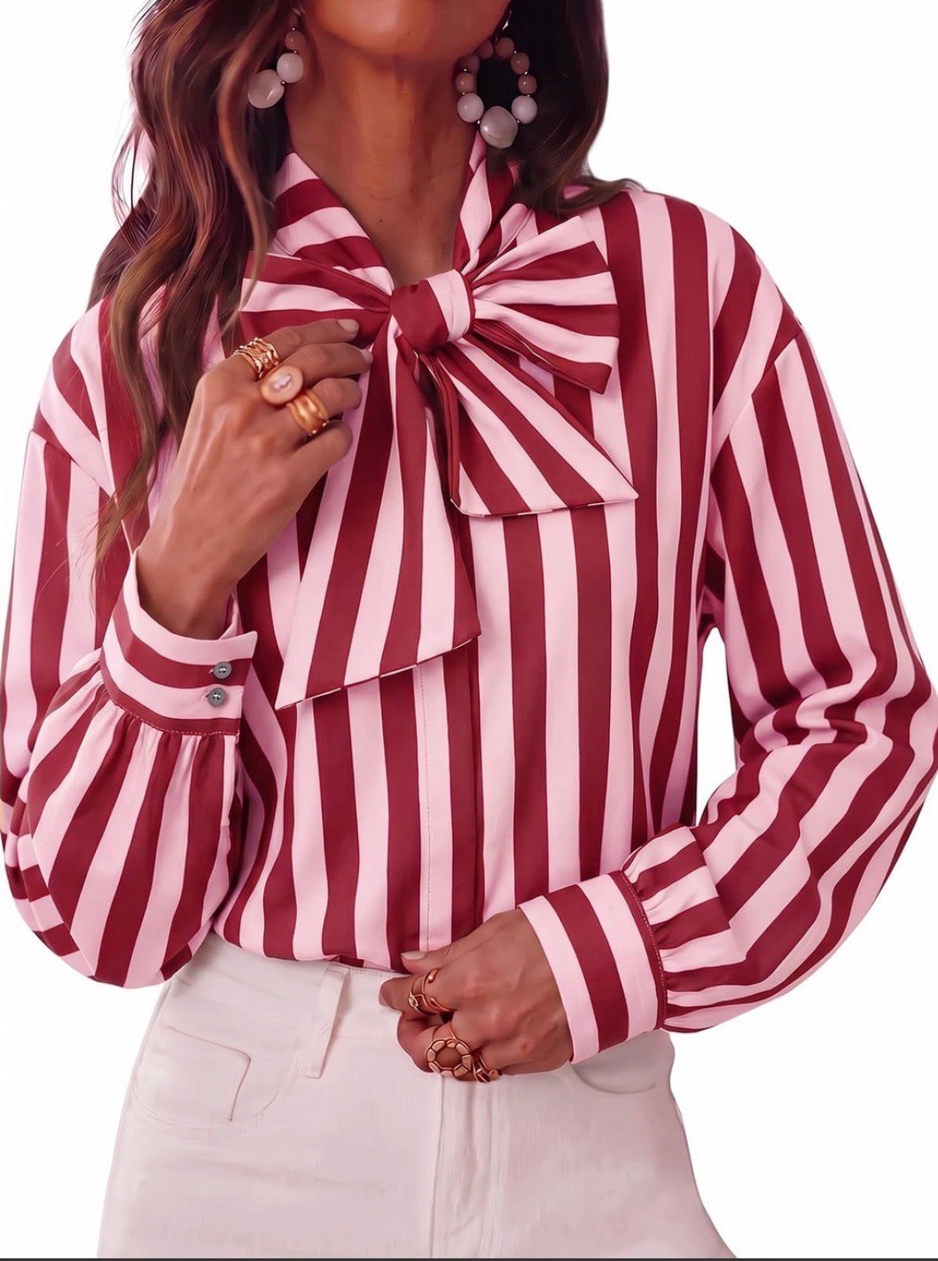 Blusa de rayas - Imagen 3