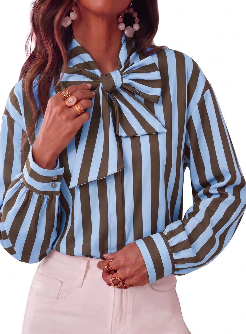 Blusa de rayas