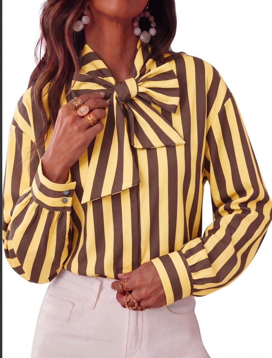 Blusa de rayas - Imagen 8
