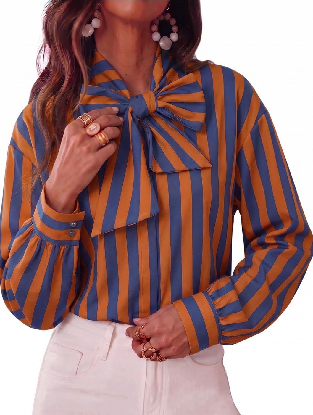 Blusa de rayas - Imagen 6