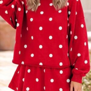 4 Pzas Conjunto sudadera falda
